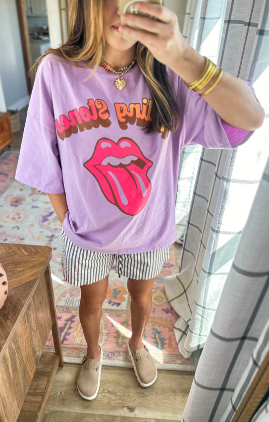 Oversized Rolling Stones Tee