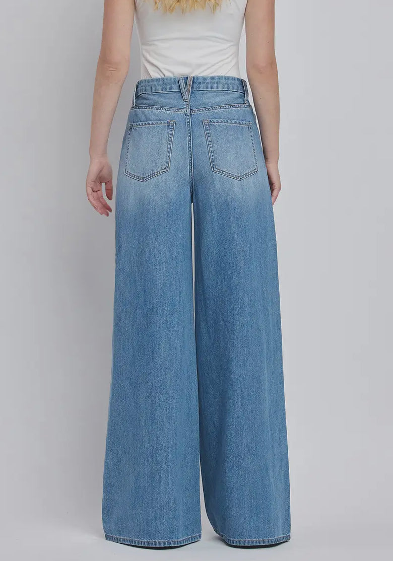 High Rise Flare Denim