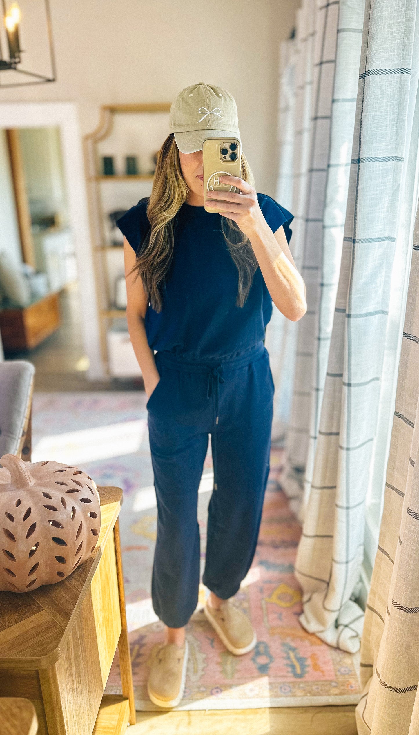 Bennie & The Jets Jogger Jumpsuit - Navy