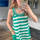 Kelly Green Ribbed Tank