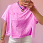 How Bizarre Tee in Pink