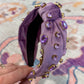 Purple Jeweled Headband