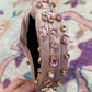 Mauve Jeweled Headband