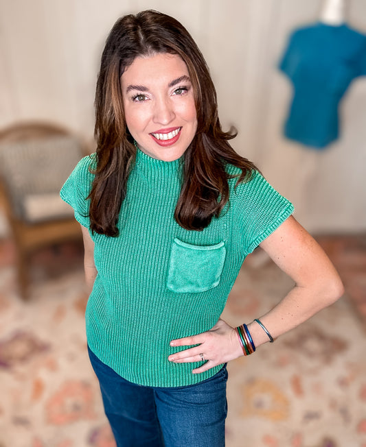 Ventura Highway Top In Green