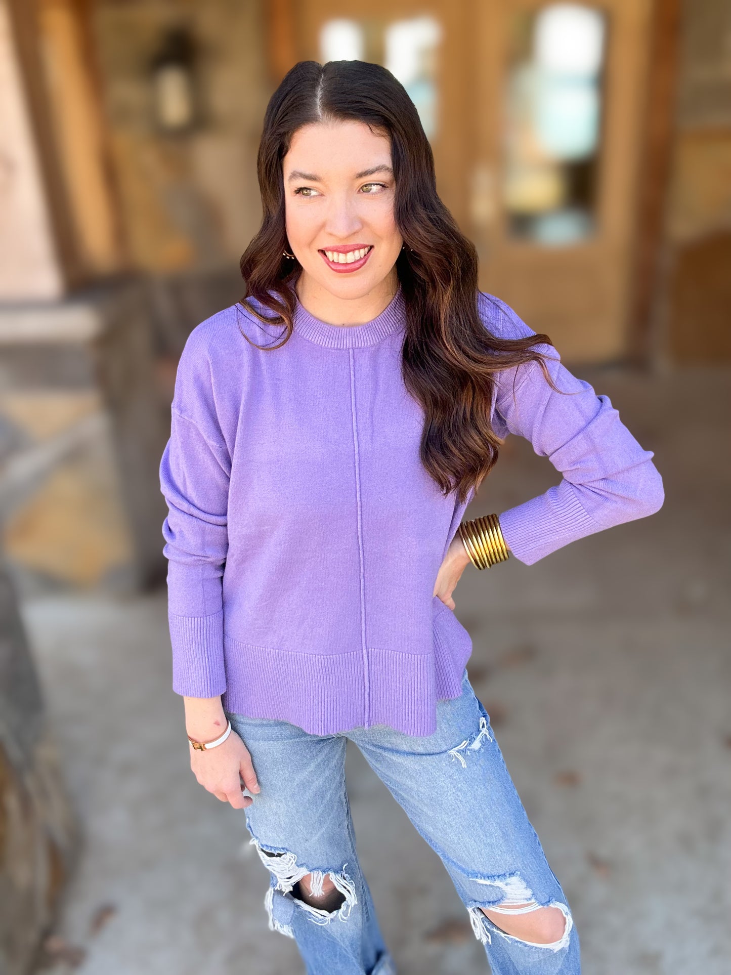 The Fabulous Sweater in Purple