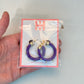 Purple with Gold Balls Hoo Hoop - Minis