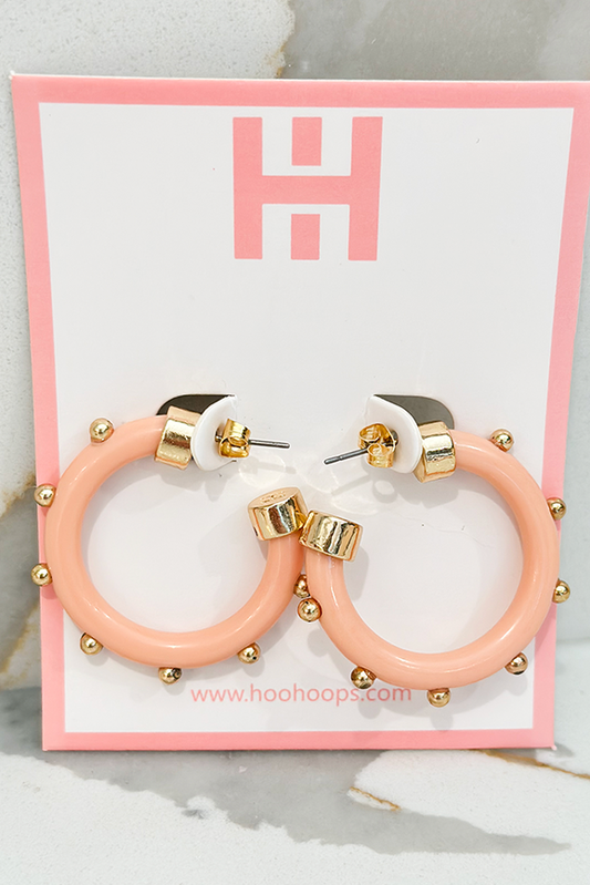 Rose with Gold Balls Hoo Hoop - Minis