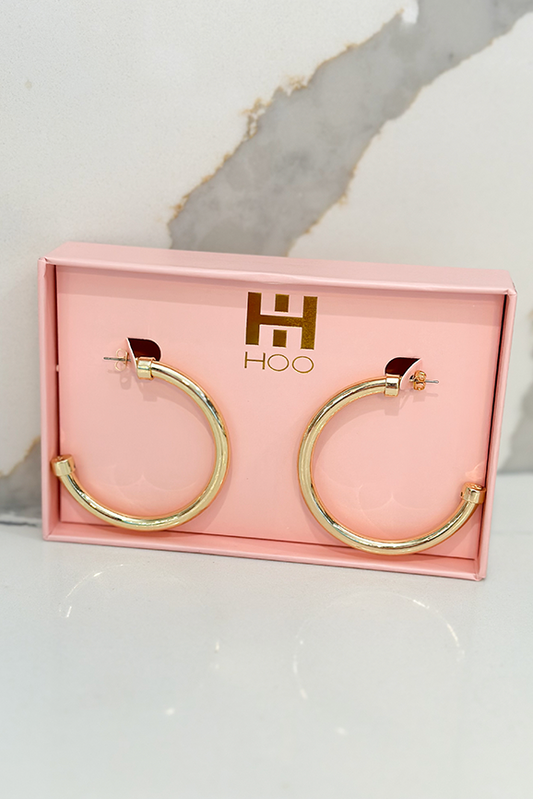 Gold Hoo Hoops - LARGE