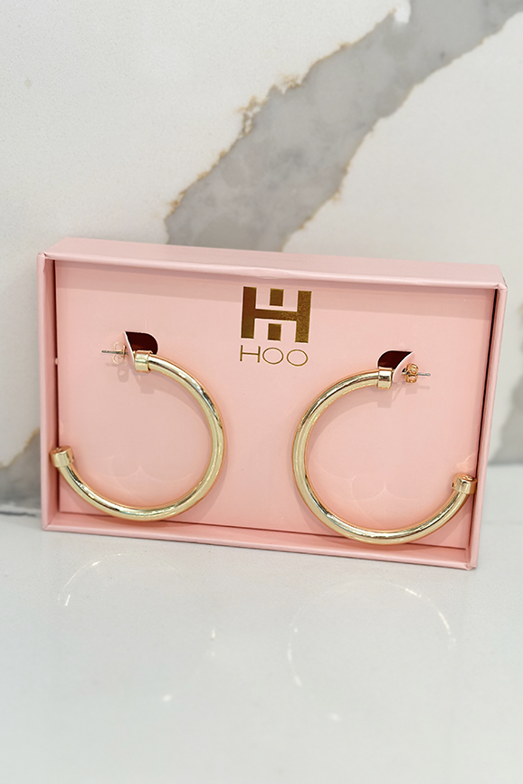 Gold Hoo Hoops - LARGE