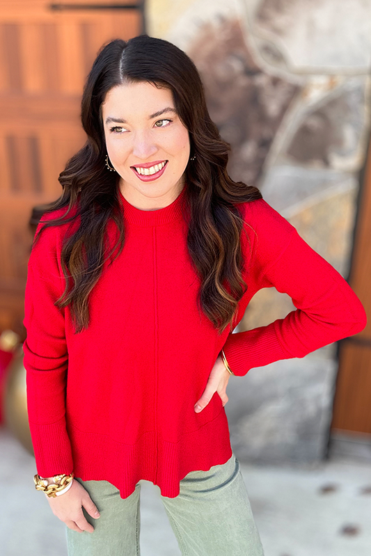 The Fabulous Sweater in Red